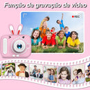FotoFun Kids – Câmera Infantil com Impressão Instantânea e Vídeo HD